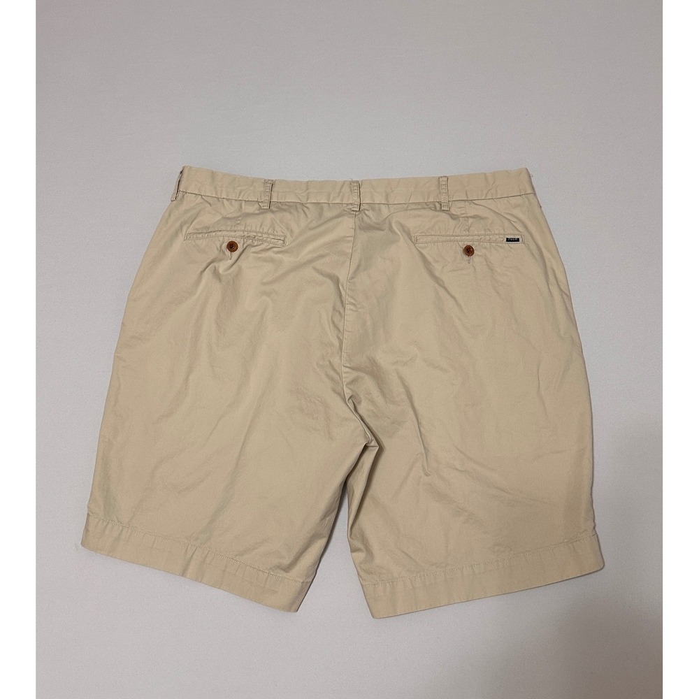 Polo Ralph Lauren Classic Fit Chino Shorts Mens 40 Tan Khaki Cotton 9" Inseam - Picture 5 of 8